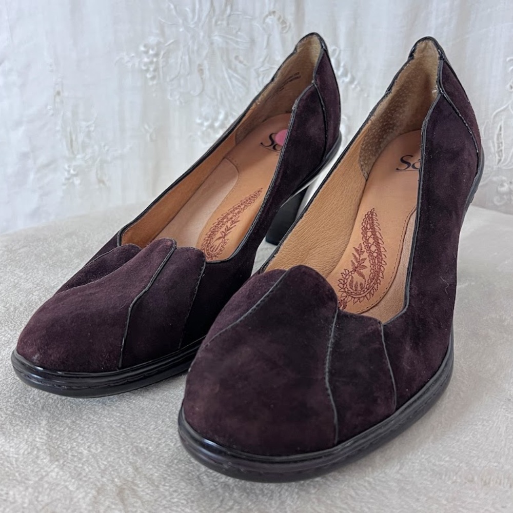 Söfft Suede Leather Heels Like New!